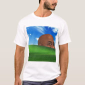 Ainsley Harriott in de achtergrond van Windows XP T-shirt (Voorkant)