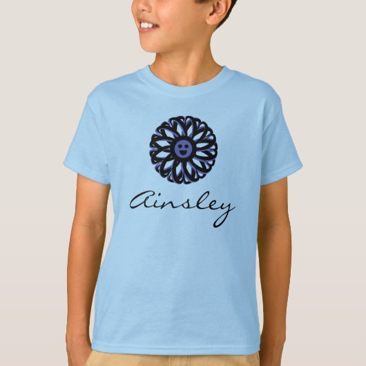 Ainsley Smiling Flower Shirt (Voorkant)
