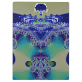 AINSLEY ~ WOW! STERK! Aqua Yellow Blue en Green Klembord (Achterkant)