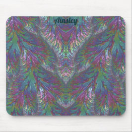 AINSLEY ~ Zany Shades Aqua Green Pink Silver Muismat