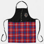 Ainslie Clan Badge & Tartan Kilt Schort (Voorkant)