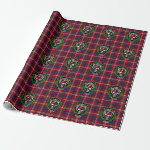 Ainslie Scottish Clan Tartan & Crest Cadeaupapier