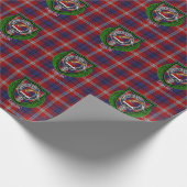 Ainslie Scottish Clan Tartan & Crest Cadeaupapier (Hoek)