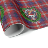Ainslie Scottish Clan Tartan & Crest Cadeaupapier (Rol Hoek)
