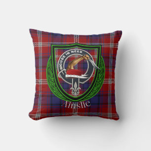 Ainslie Scottish Clan Tartan Crest Kussen