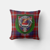 Ainslie Scottish Clan Tartan & Crest Kussen (Voorkant)
