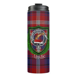 Ainslie Scottish Clan Tartan & Crest Thermosbeker