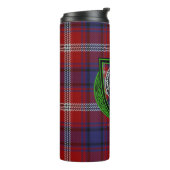 Ainslie Scottish Clan Tartan & Crest Thermosbeker (Gedraaid links)