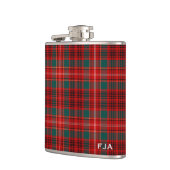 Ainslie Tartan Monogram Heupfles (Links)