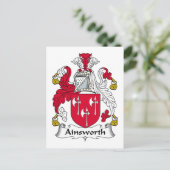 Ainsworth Family Crest Briefkaart (Staand voorkant)