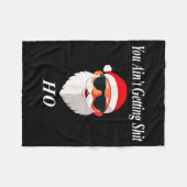 Ain't Christmas Funny Naughty Dirty Raunchy Gift A Fleece Deken (Voorkant (Horizontaal))