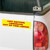 Aint die limonade uit dit Lemon Red haalt Bumpersticker (Op Truck)