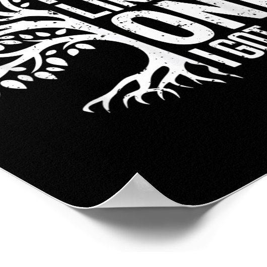 Aint geen familie zoals die waar ik een grappige f poster (Hoek)