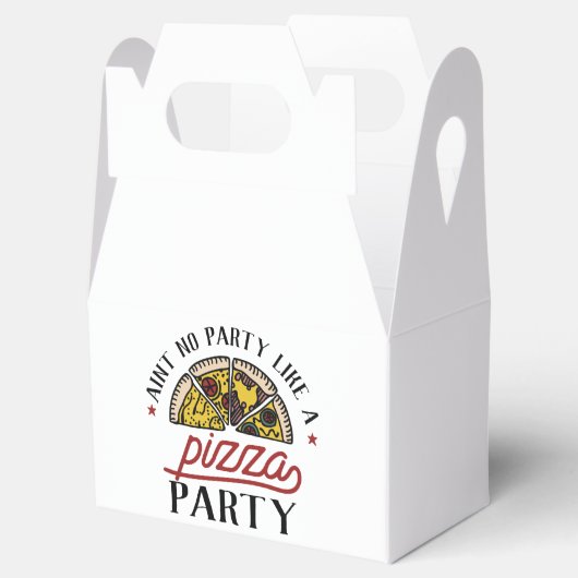 Aint-geen partij als Pizza-partij Bedankdoosjes (Geopend)