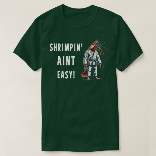 Aint gemakkelijk in Funny Jiu Jitsu T-shirt (Design voorkant)