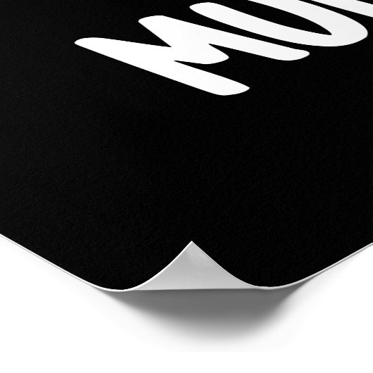 Ain't Got Muffin On Me Grappige Muffin Pun Dark BG Poster (Hoek)