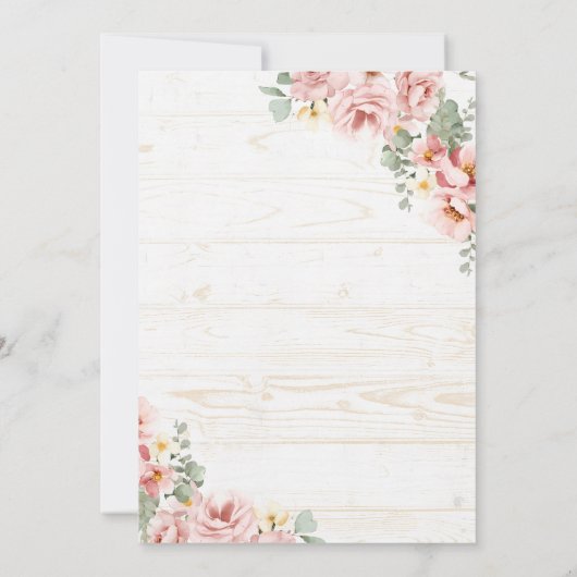 Aint Her First Rodeo Baby Sprinkle Invitation Kaart (Achterkant)