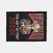 Aint mijn eerste Rodeo Shirt Western Cowboy Funny  Fleece Deken (Voorkant (Horizontaal))