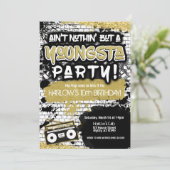 Aint Niets dan een Youngsta Party Hip Hop Kaart (Staand voorkant)