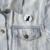 aint no angel cat badge ronde button 3,2 cm (In situ)