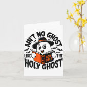 Ain't No Ghost Like The Holy Ghost Christian Hallo Kaart (Gele Bloem)