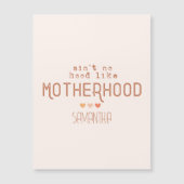 Aint No Hood als Moederschap (Voorkant)