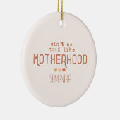 Aint No Hood als Moederschap Keramisch Ornament (Rechts)