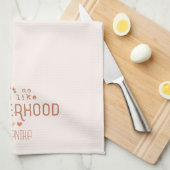 Aint No Hood als Moederschap Theedoek (Quarter Fold)