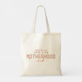 Aint No Hood als Moederschap Tote Bag (Achterkant)