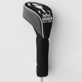 Aint No Laws als je Drink met Claus Christus Golfheadcover (Schuin)