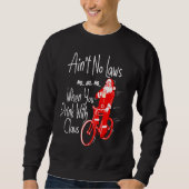 Ain't no laws when you drink with Claws  Santa Gag Trui (Voorkant)