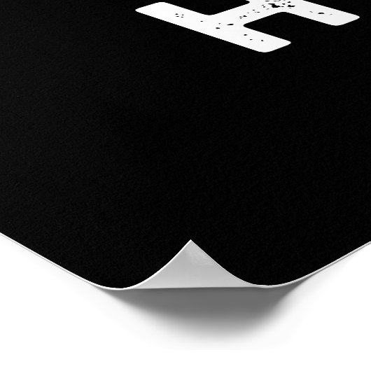 Ain't No Mountain Hyenaf Grappige Hyena Punt Donke Poster (Hoek)