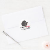 Aint No Saint Ronde Sticker (Envelop)