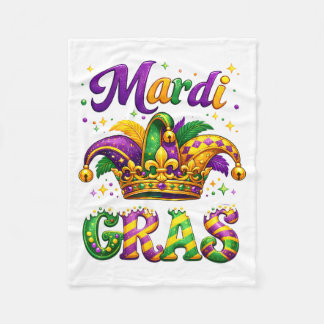 Aint No Shame In My Bead Game Mardi Gras Funny  Fleece Deken