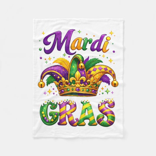 Aint No Shame In My Bead Game Mardi Gras Funny  Fleece Deken (Voorkant)