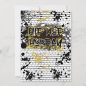 Aint Nothin, maar een Gangsta Party Hip Hop Birthd Kaart (Achterkant)