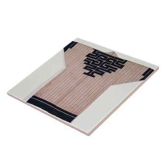 Ainu Coat, 19e eeuw Tegeltje (Zijkant)