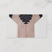 Ainu Coat, 19e eeuw Visitekaartje (Achterkant)