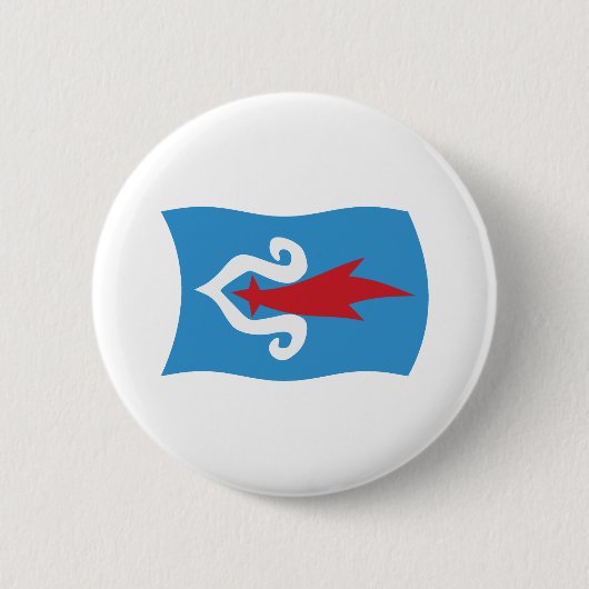 Ainu People Flag Button (Voorkant)