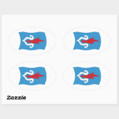 Ainu People Flag Sticker (Vel)