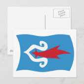 Ainu Volk Vlag Postkaart (Voorkant / Achterkant)