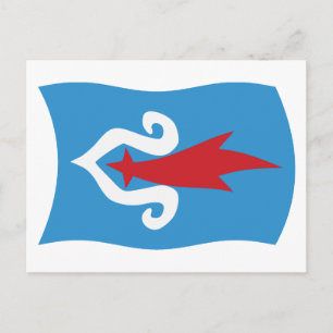 Ainu Volk Vlag Postkaart