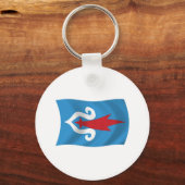 Ainu Volk Vlag Sleutelhanger (Voorkant)