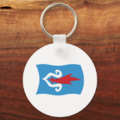 Ainu Volk Vlag Sleutelhanger (Voorkant)