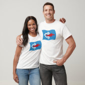 Ainu Volk Vlag T-shirt (Unisex)