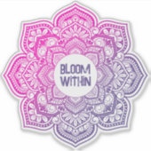 Aion Mandala Personalized Custom-Cut Vinyl Sticker (Voorkant)