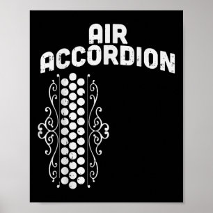 Air Accordion Cinco De Mayo Fiesta Mexicaanse Mann Poster