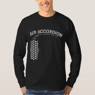 Air Accordion Musical Instrument T-shirt
