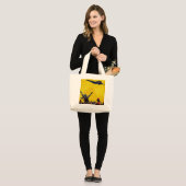 Air Afrique ~ Ligne de Bamako Grote Tote Bag (Voorkant (model))