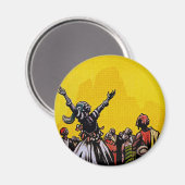 Air Afrique ~ Ligne de Bamako Magneet (Voorkant / Achterkant)